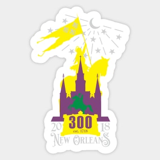 New Orleans Tricentennial 300TH Anniversary Sticker